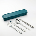 Travel Cutlery Set — Teal Green