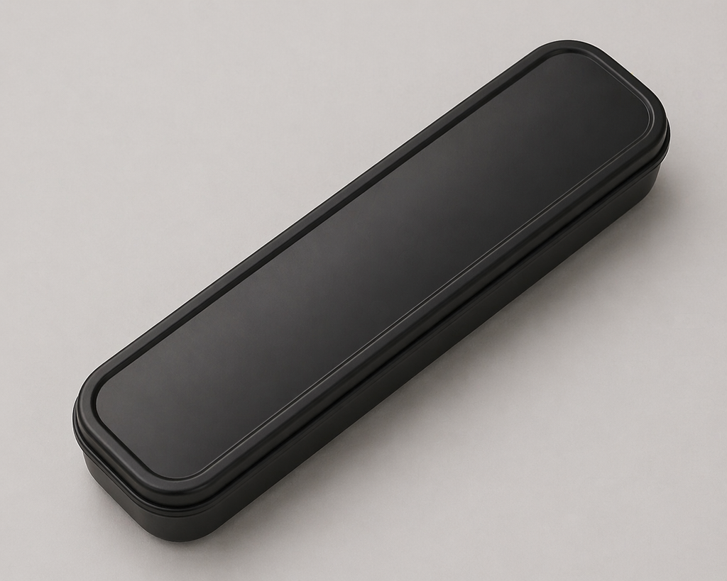 Travel Cutlery Set — Midnight Black