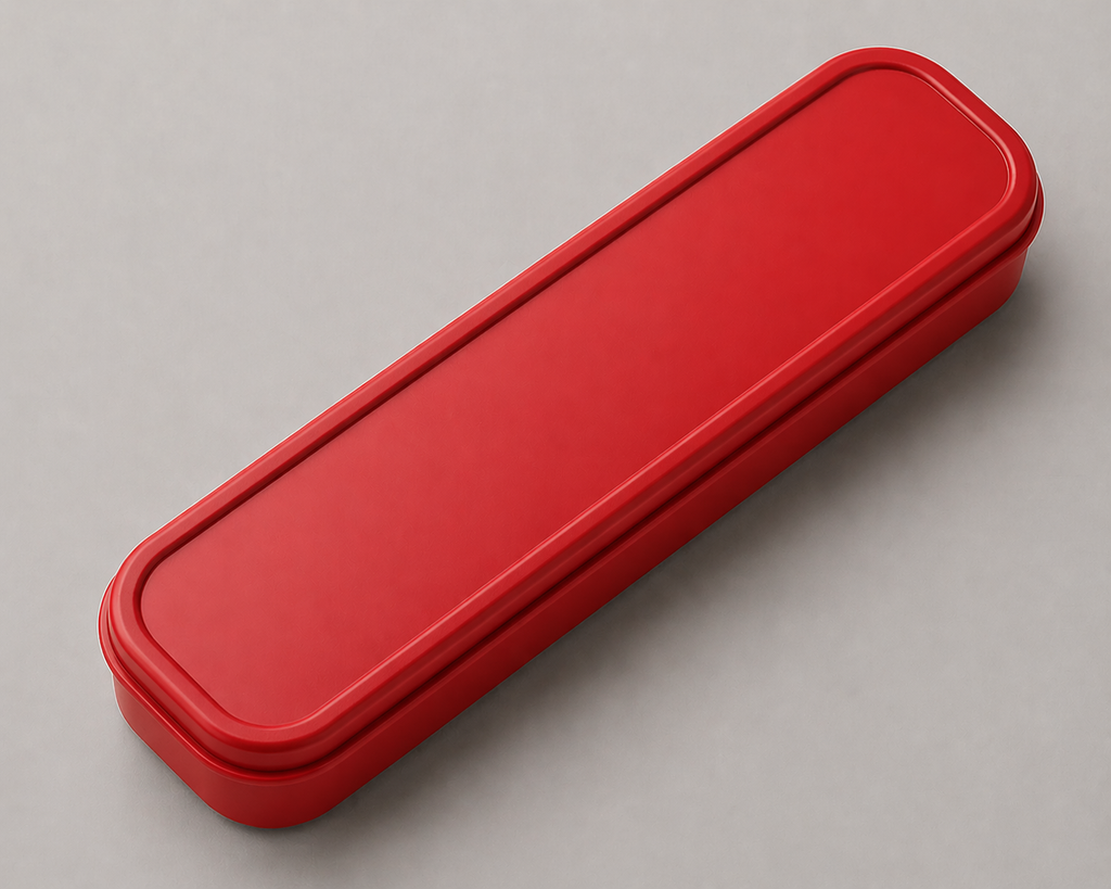 Travel Cutlery Set — Cherry Red